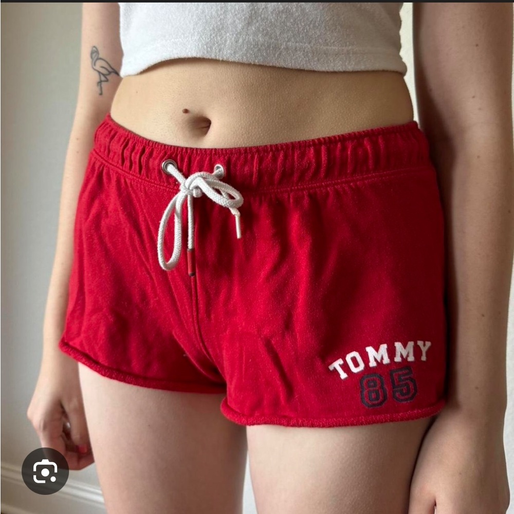 Tommy Hilfiger Red Women's Sweat Shorts
